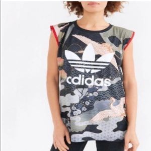 Adidas Rare Rita Ora Originals Kimono Print Tank